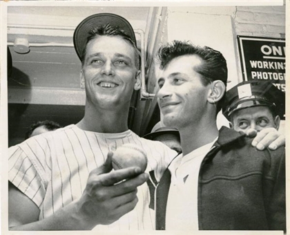 1961 Roger Maris and Sal Durante Vintage Wire Photo 
